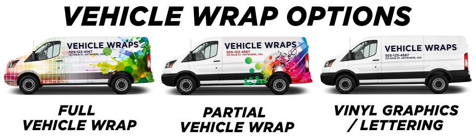 Kingston Vehicle Wraps vehicle wrap options